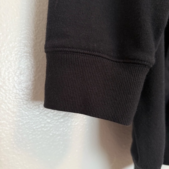 Torrid - Classic Fit Cozy Fleece Black Long Sleeve Raglan Drawstring Hoodie - 3X - Picture 3 of 8